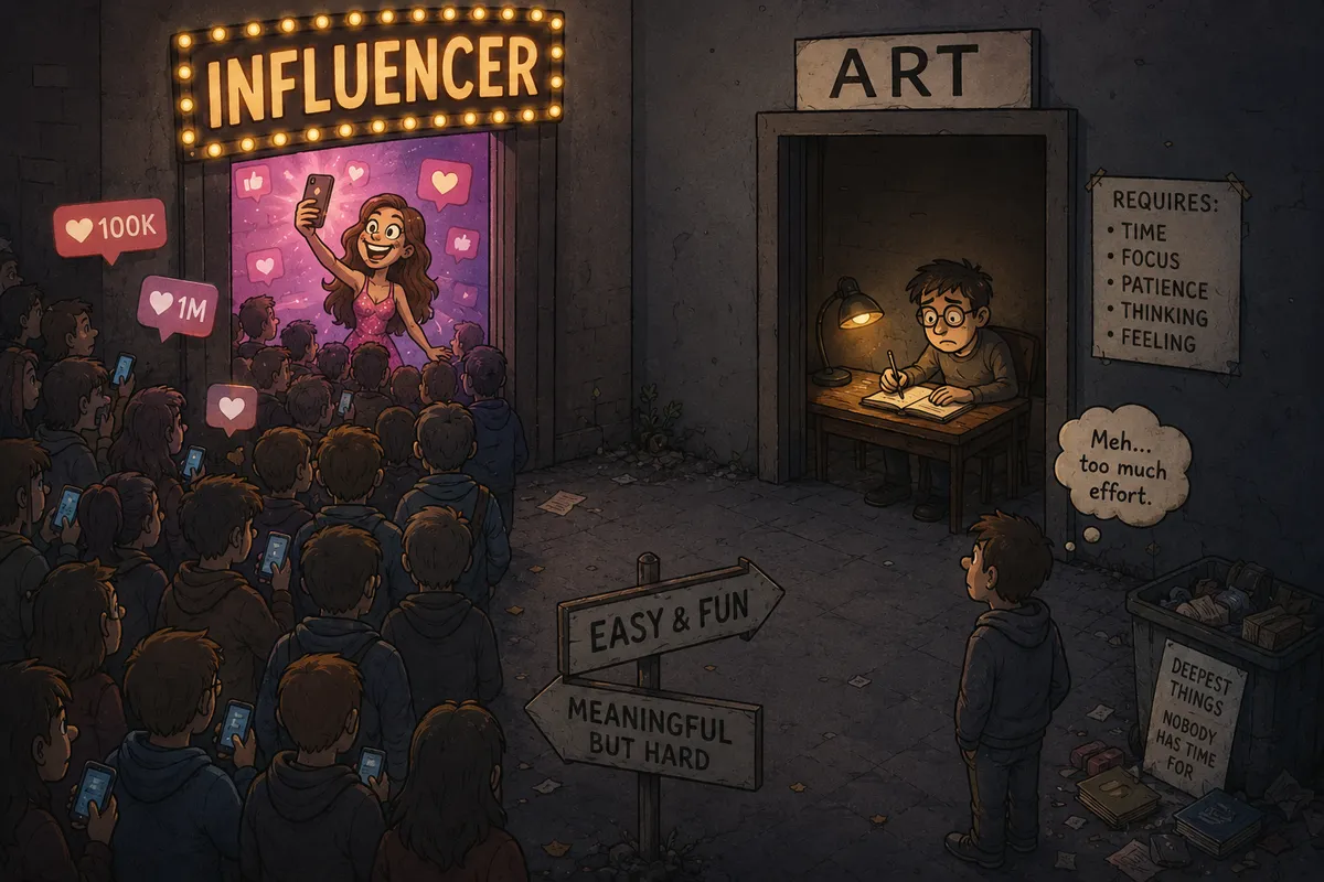 Influencers and the Death of Patient Art